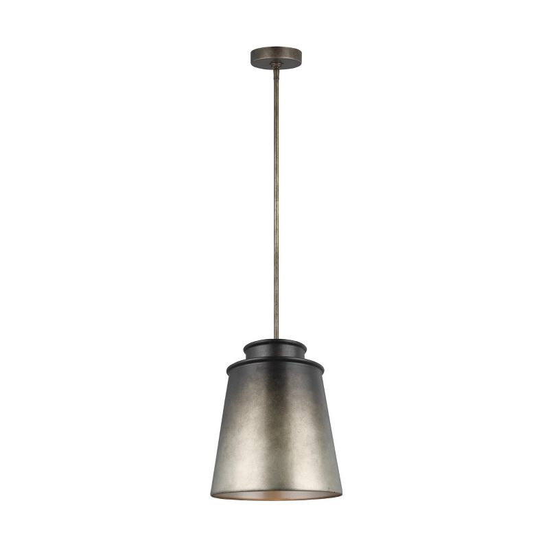Generation Lighting Fiona 1 light Oil Can Grey Pendant P1487OCG