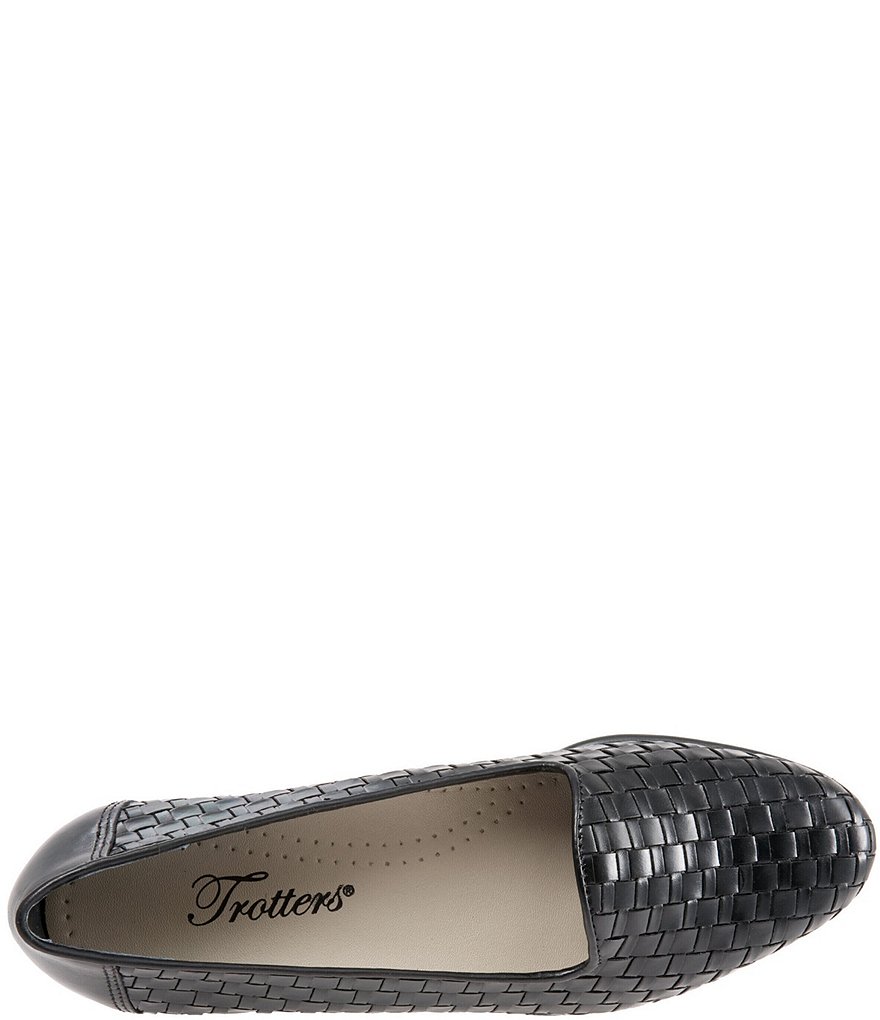 Trotters Liz Woven Leather Loafers