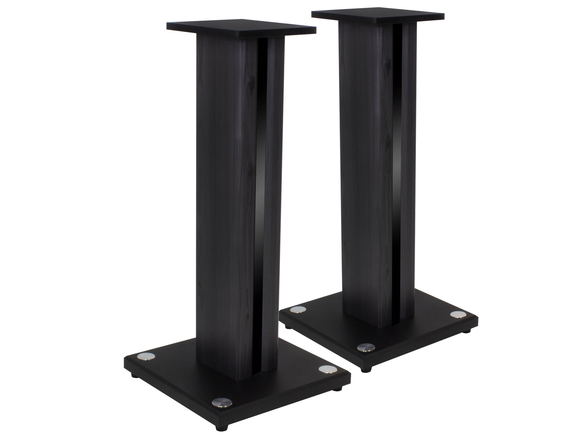 2 Technical Pro MB5000STAND Studio Monitor Bookshelf Home Theater Speaker Stands