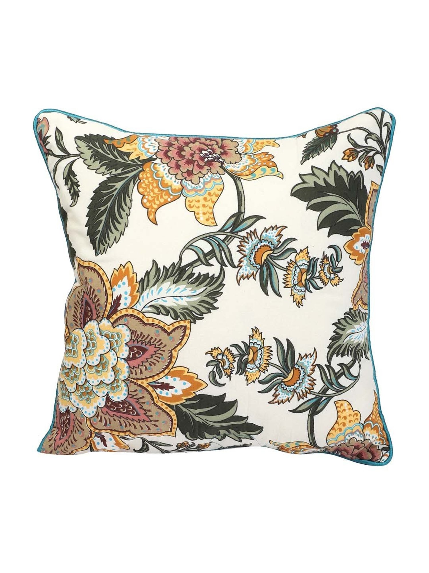 MFD HOME Furnishing Multicolour Cotton Cushion Cover - Set of 1