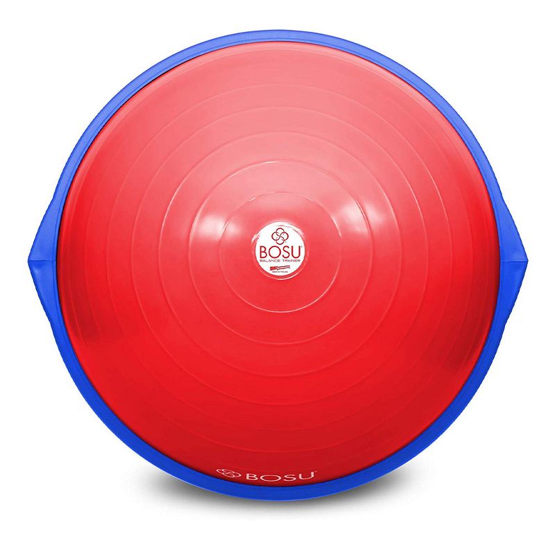 Bosu 72-10850 Home Gym Equipment The Original Balance Trainer 65 cm Diameter, Red and Blue