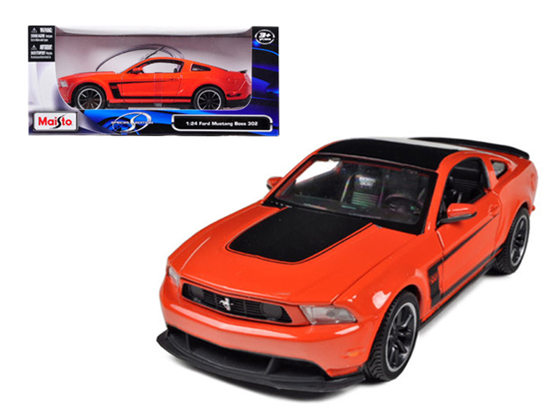 1978 Ford Mustang II King Cobra Dark Brown Metallic with Orange and Gold Hood Stripes 1/18 Diecast Model Car by Greenlight