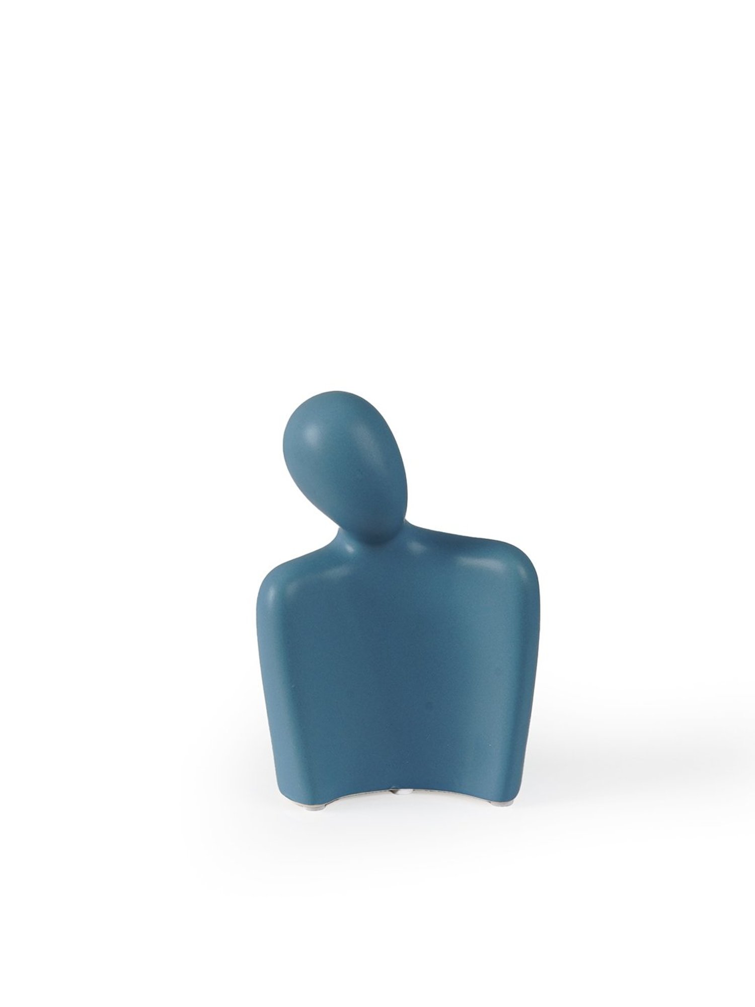 The Artment Decorative Human Set of 2 Sclupture Blue Polyresin Showpiece Figurine