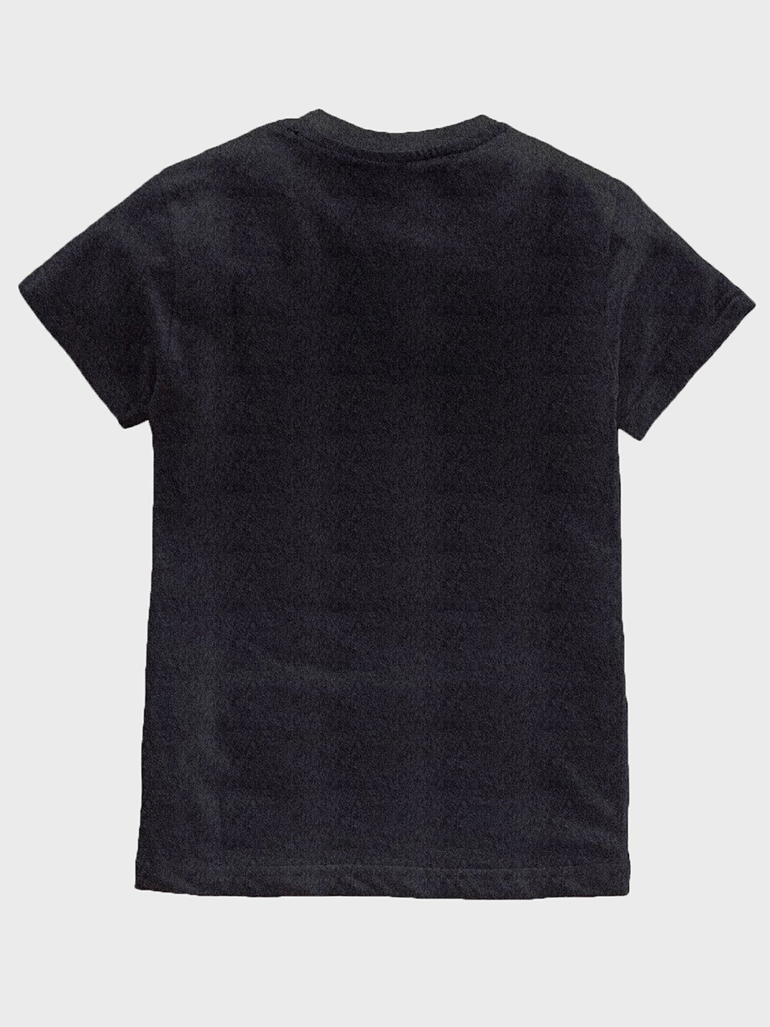 Codez Kids Black Printed T-Shirt