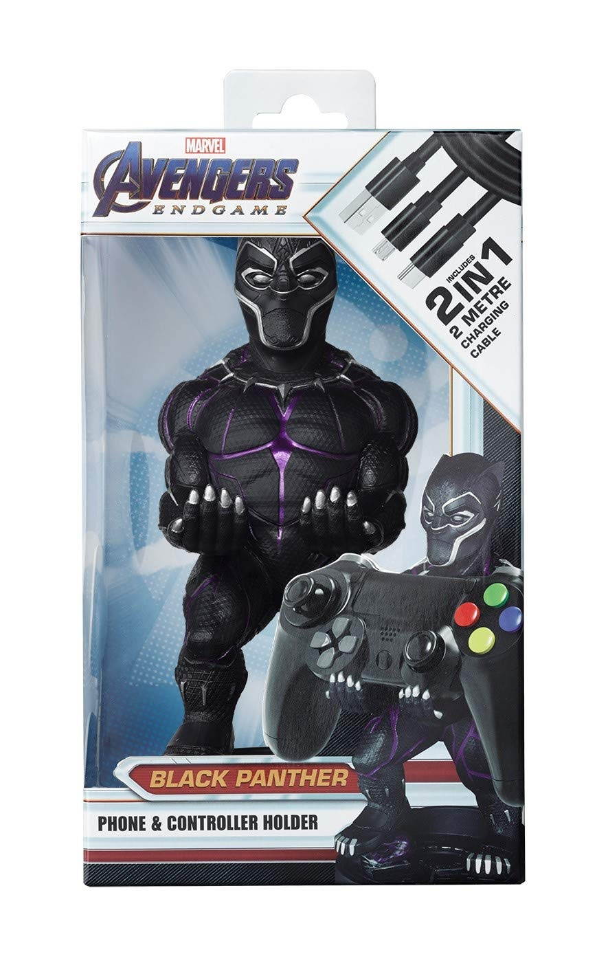 Black Panther (Marvel Avengers) Controller / Phone Holder Cable Guy