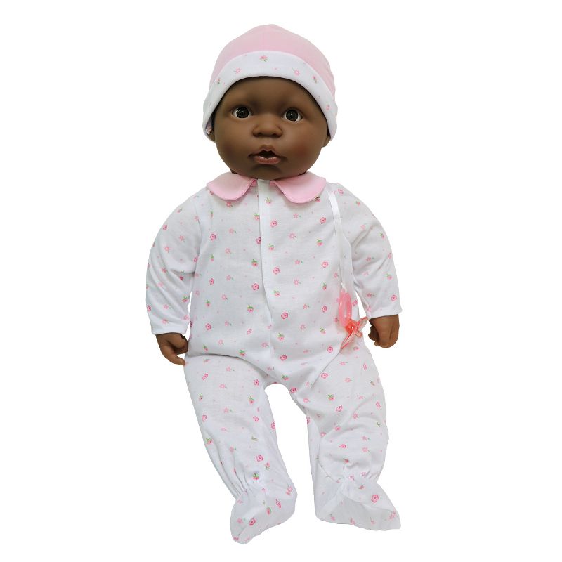 JC Toys La Baby 20" Baby Doll - Pastel Pink Outfit with Pacifier