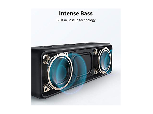 [Upgraded] Anker Soundcore 2 Portable Bluetooth Speaker with 12W Stereo Sound, Bluetooth 5, Bassup, IPX7 Waterproof, 24-Hour Playtime, Wireless Stereo Pairing, Speaker for Home, Outdoors, Travel