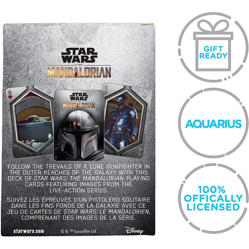 NMR Distribution Star Wars The Mandalorian Photo Playing Cards | 52 Card Deck + 2 Jokers