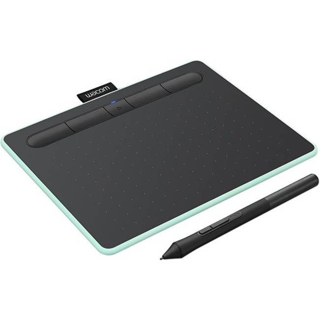 Wacom CTL4100WLE0 Intuos S Graphics Tablet - Graphics Tablet - 5.98" x 3.74" - 2540 lpi Wired/Wireless - Bluetooth - 4096 Pressure Level - Pen - PC, Mac - Pistachio