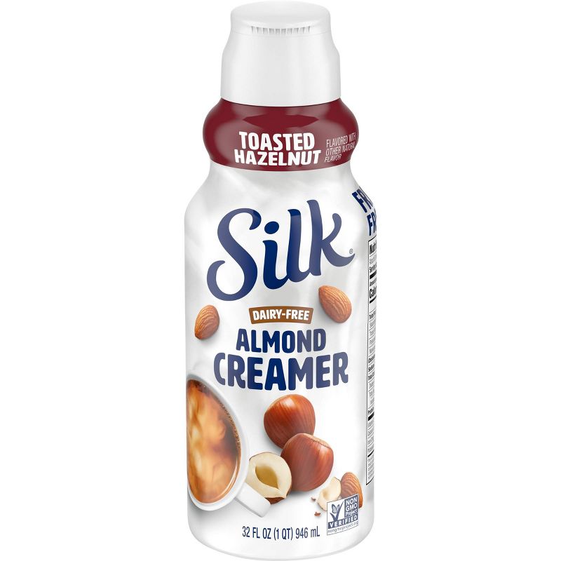 Silk Almond Hazelnut Coffee Creamer - 32 fl oz
