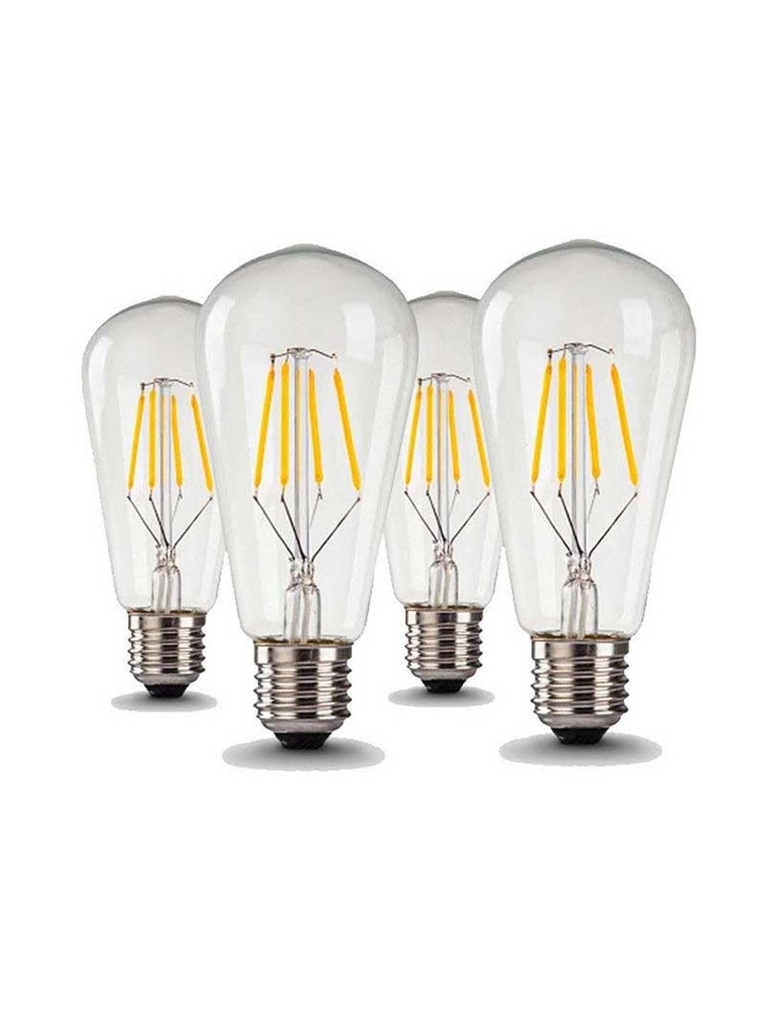 Homesake Transparent LED Light Bulbs - Set of 4