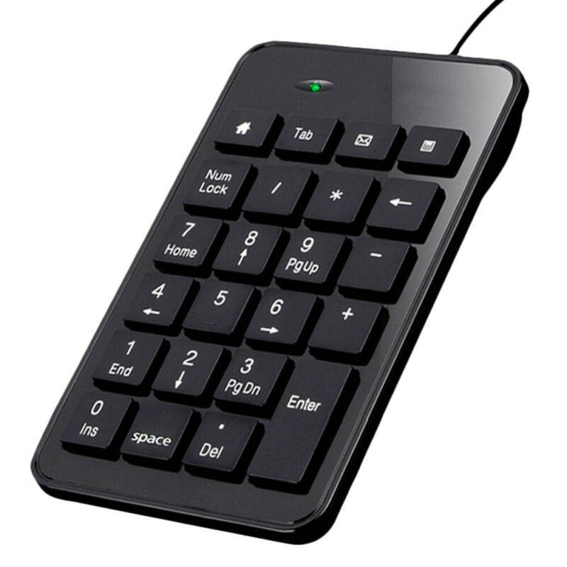Vicabo 23 Keys Wired USB Numeric Keypad, Mini Digital Keyboard for IMac/MacBook Air/Notebook/Desktop