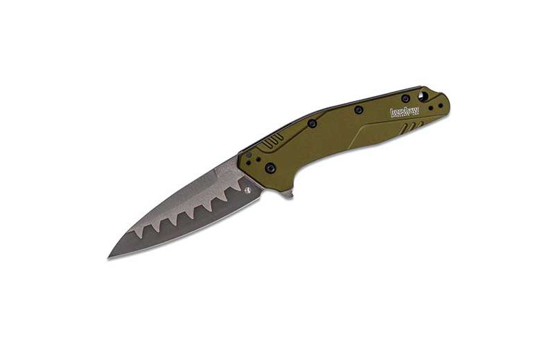 Kershaw 1812OLCB Dividend Olive Composite Blade