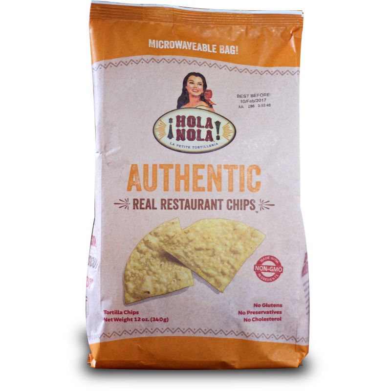 Hola Nola Authentic Tortilla Chips - 12oz Bag