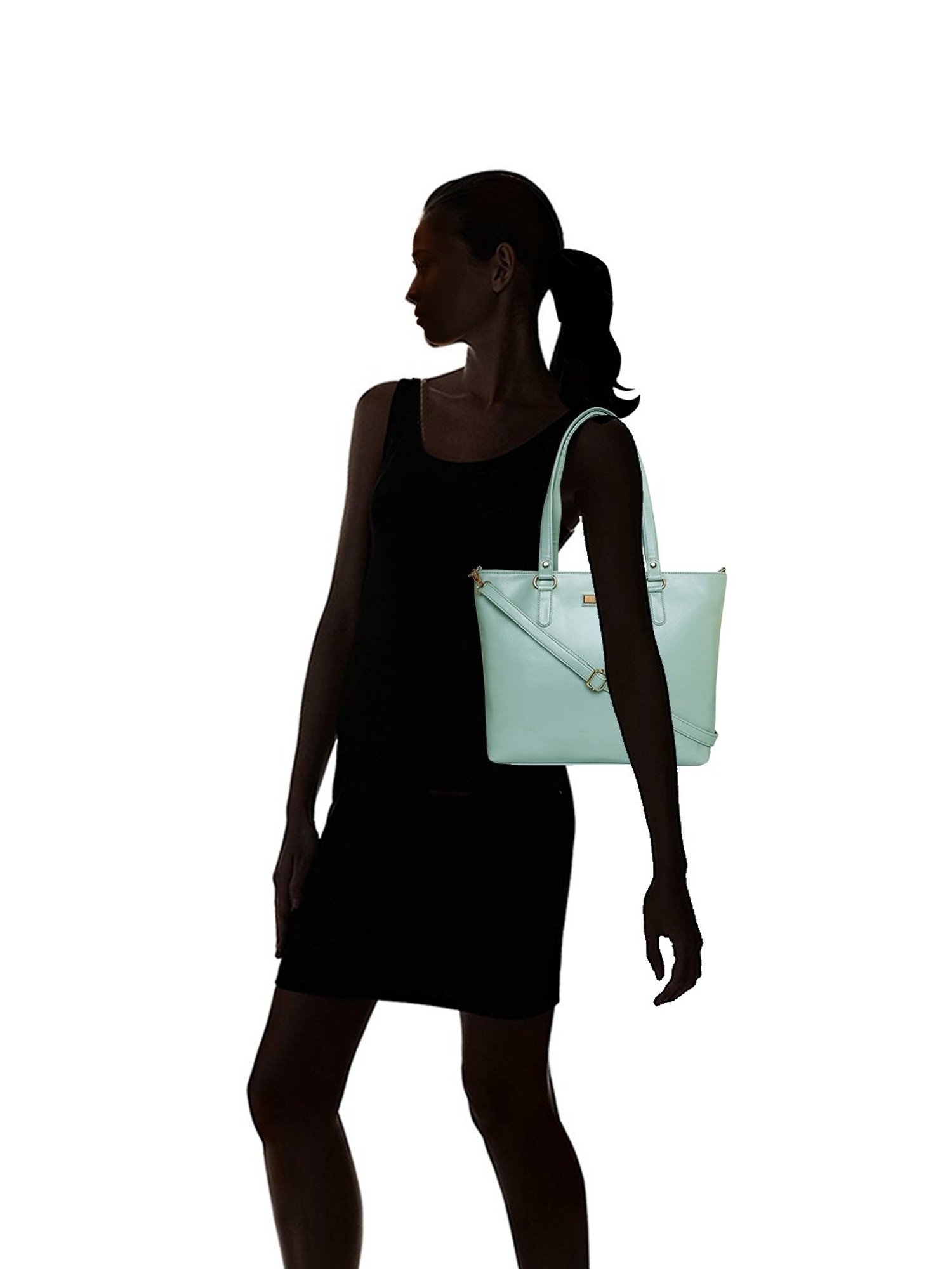 Giordano Green Solid Medium Shoulder Handbag