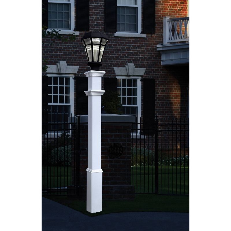 Kathy Ireland J du J Sierra Craftsman 18"H White Outdoor Post Mount Light