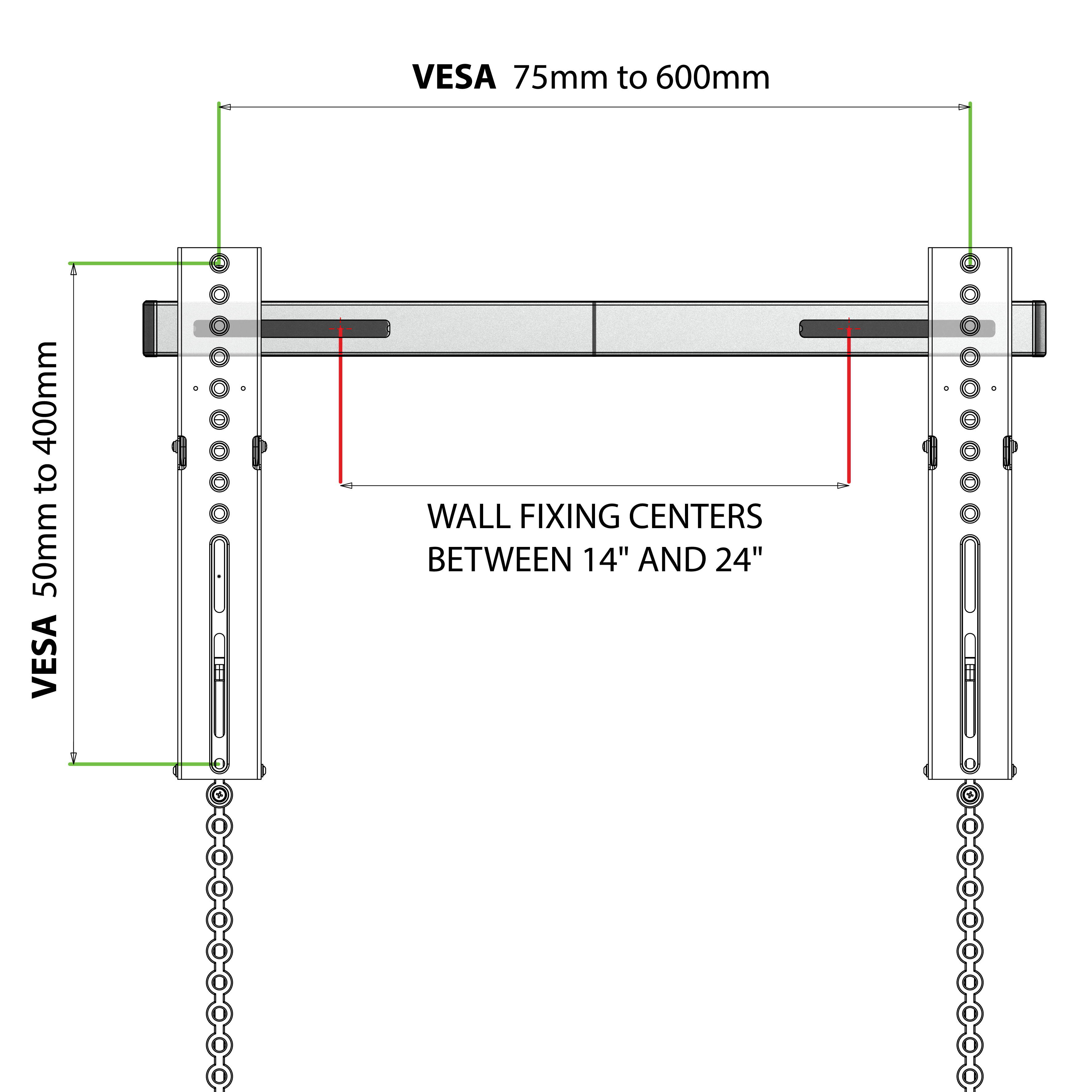 Advanced Tilt Mount for 37"-65" TVs