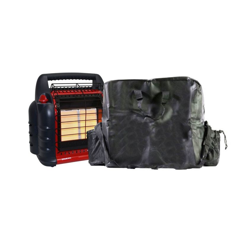 Mr. Heater 4000 to 18000 BTU Big Buddy Propane Gas Heater w/ Big Buddy Carry Bag
