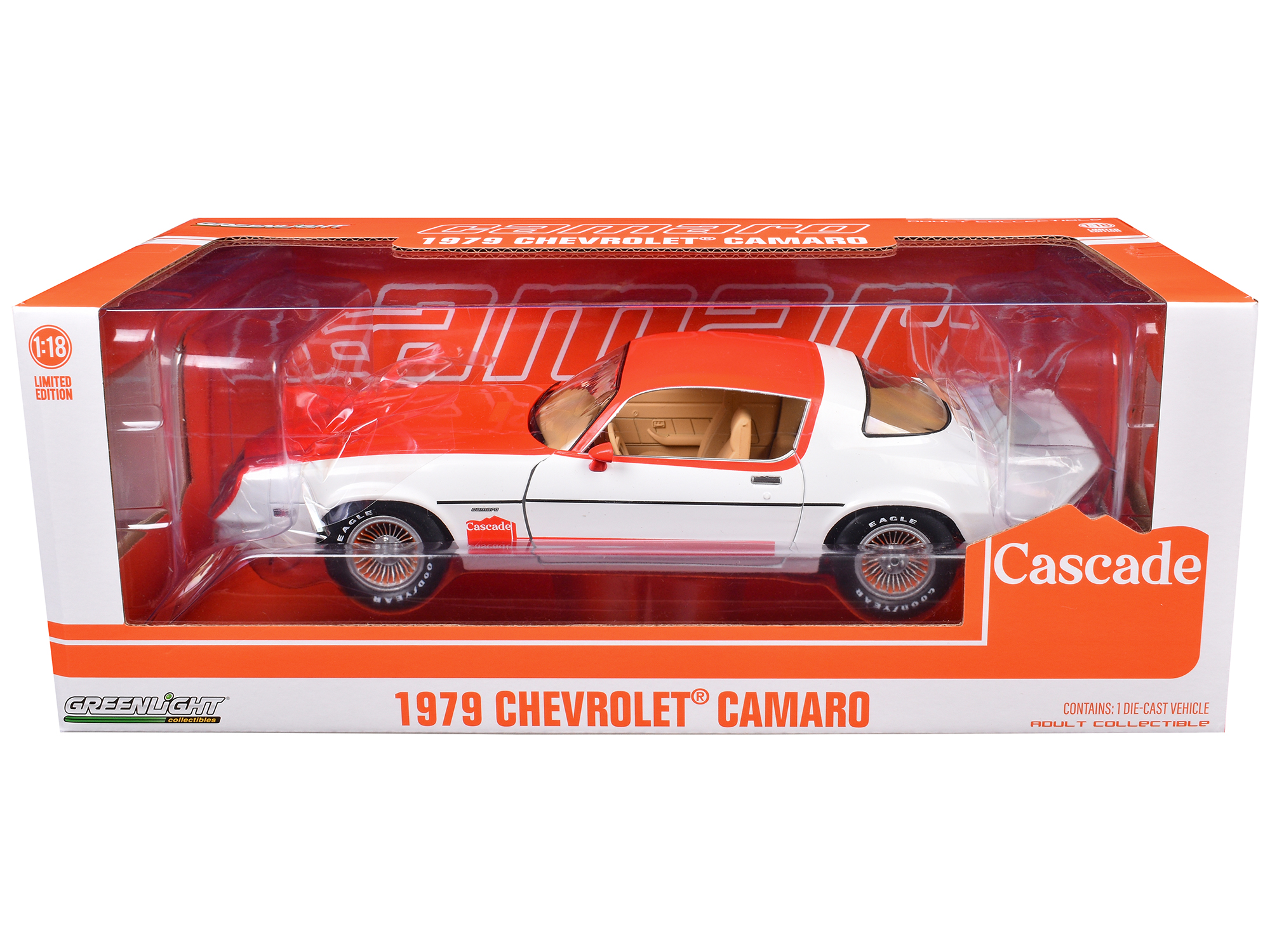 1969 Chevrolet Camaro Z/28 Carolina Blue with White Stripes Limited Edition to 420 pieces Worldwide 1/18 Diecast Model Car by ACME