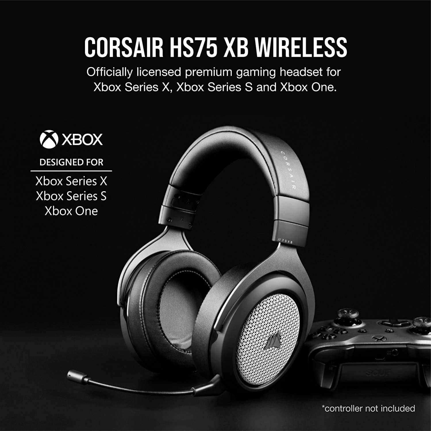 Corsair HS75 XB Wireless Gaming Headset for Xbox Series X, Xbox Series S, and Xbox One