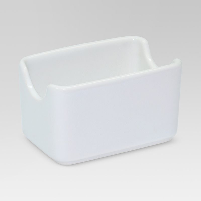 Porcelain Sugar Packet Holder White - Threshold™