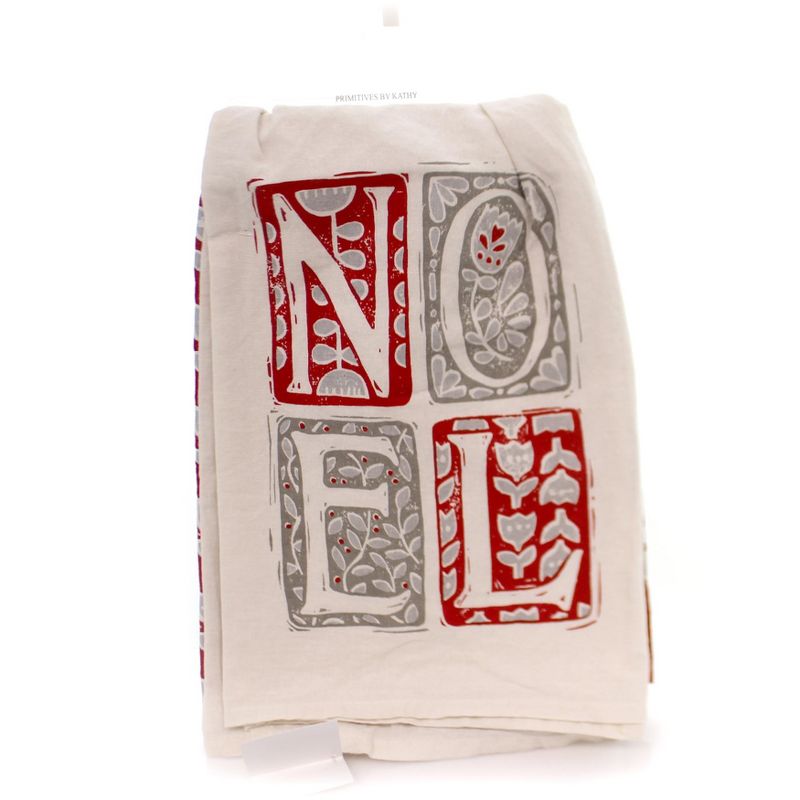 Tabletop 26.0" Noel Dish Towel Set Set Of 2 Primitives By Kathy  -  Kitchen Towel