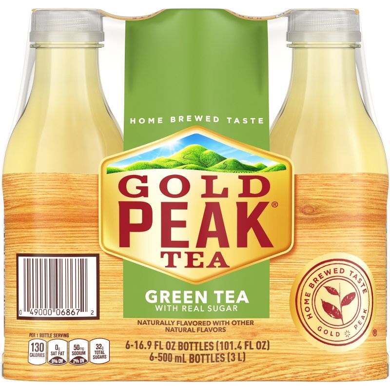 Gold Peak Green Tea - 6pk/500ml Bottles