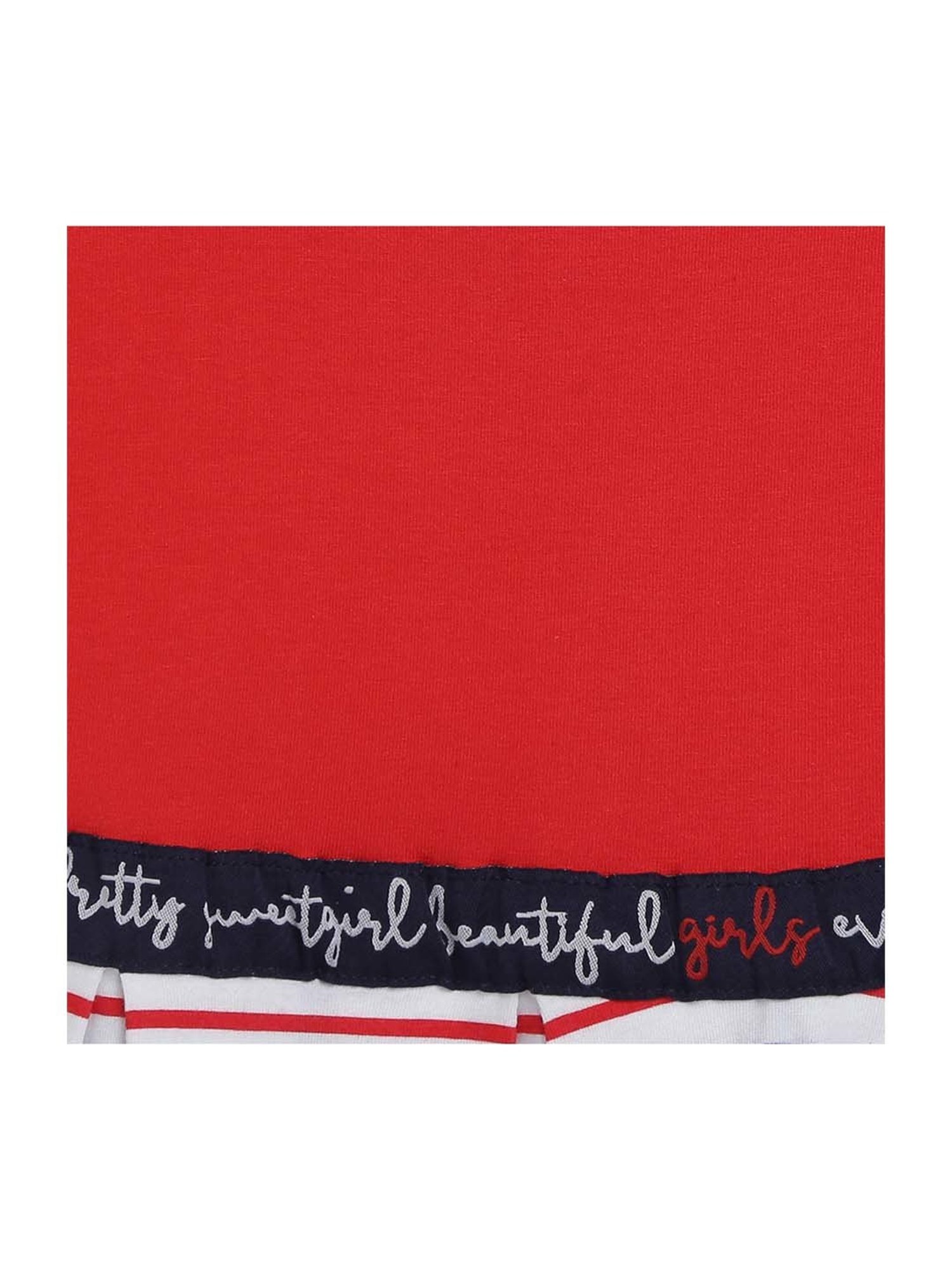 Chicco Kids Red & White Striped Dress