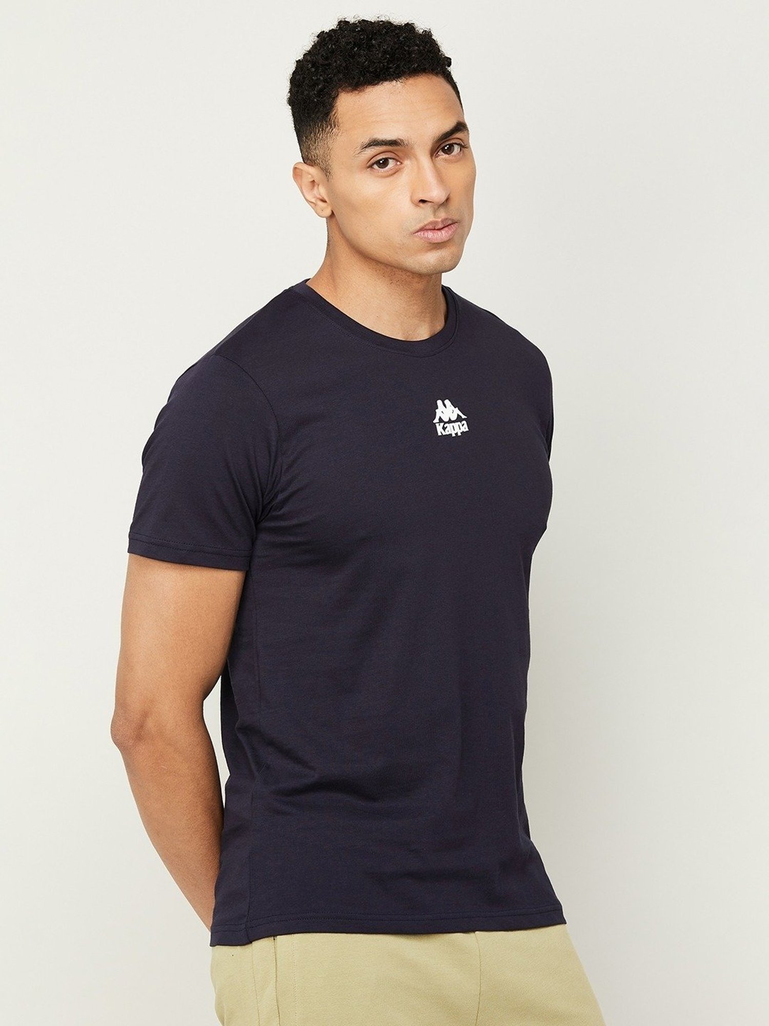 KAPPA Navy Regular Fit T-Shirt