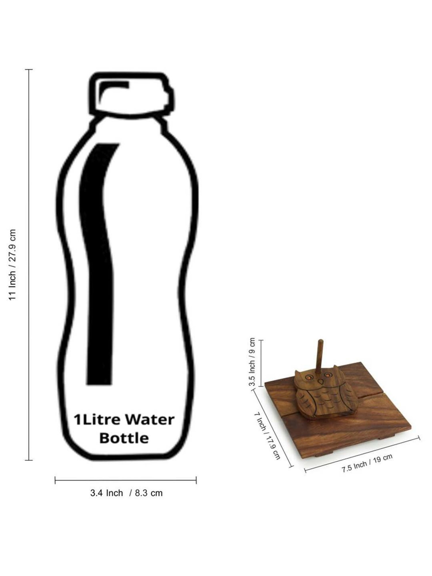 ExclusiveLane The Dancing Peacock Brown Sheesham Wood Napkin Holder - Set of 1