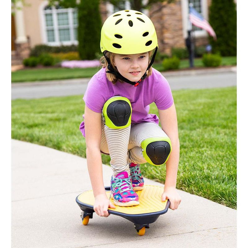 HearthSong One2Go Wiggleboard Wide-Base 3-Wheel Balance Board for Beginners