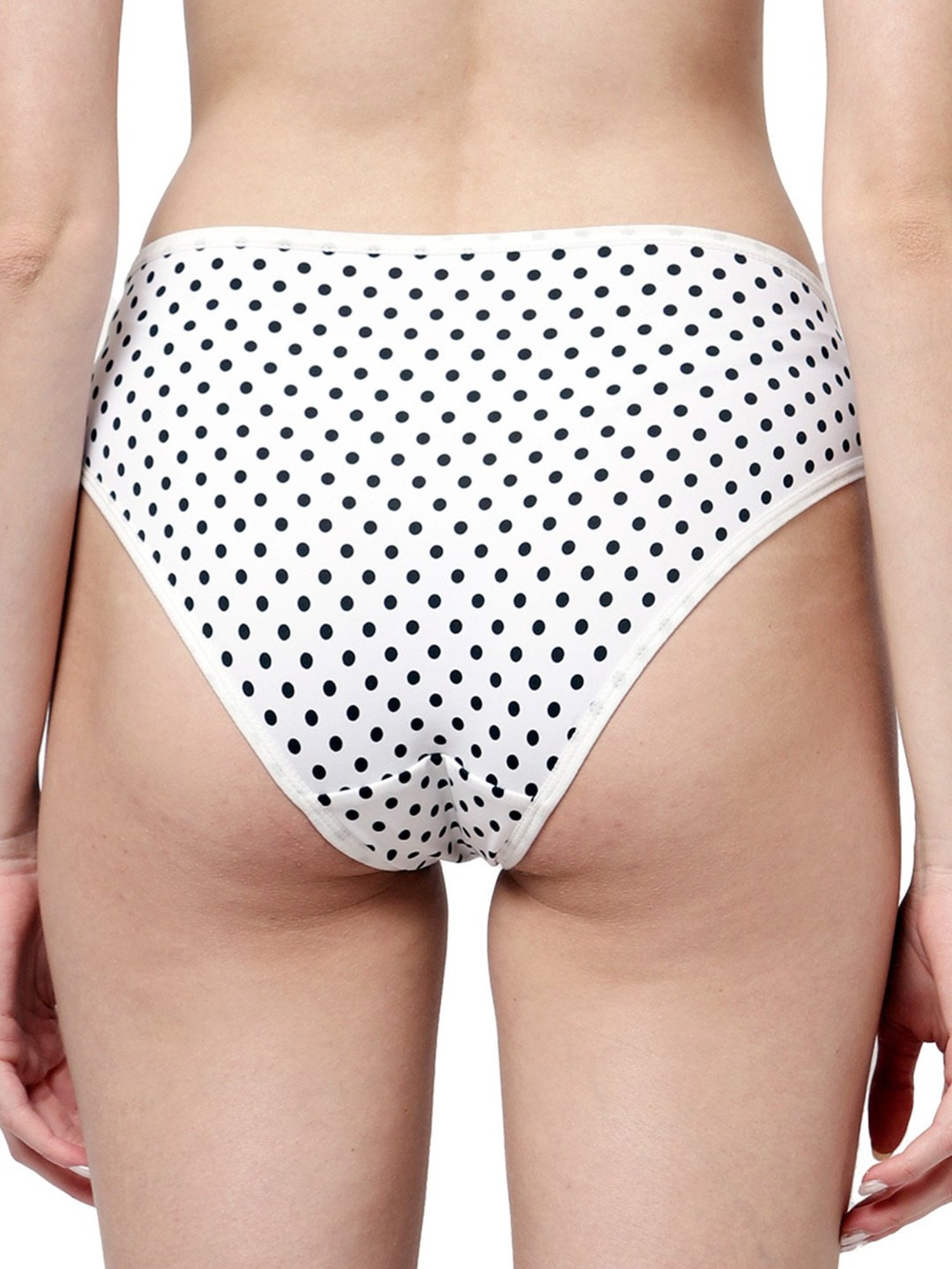 Cukoo White & Red Lace Bikini Panty - Pack of 2