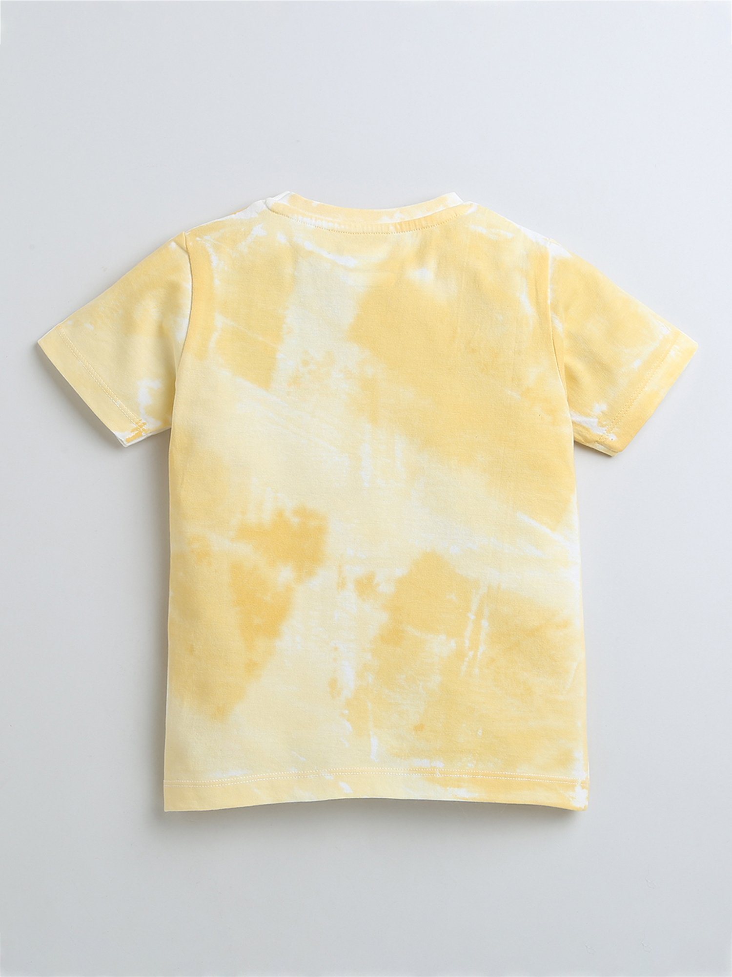 Bumzee Kids Yellow Printed T-Shirt