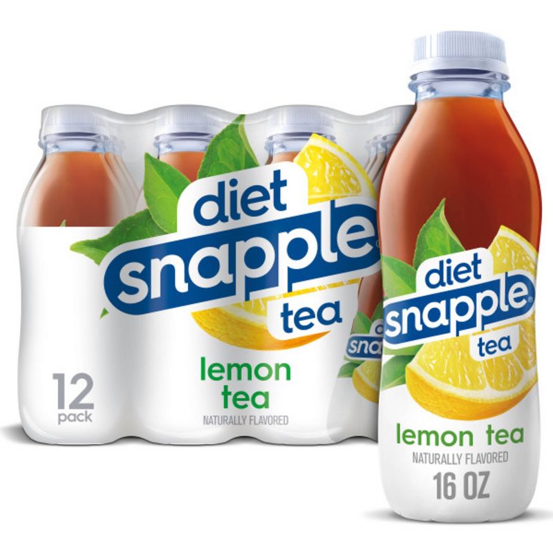 Diet Snapple Lemon Tea - 12pk/16 fl oz Bottles