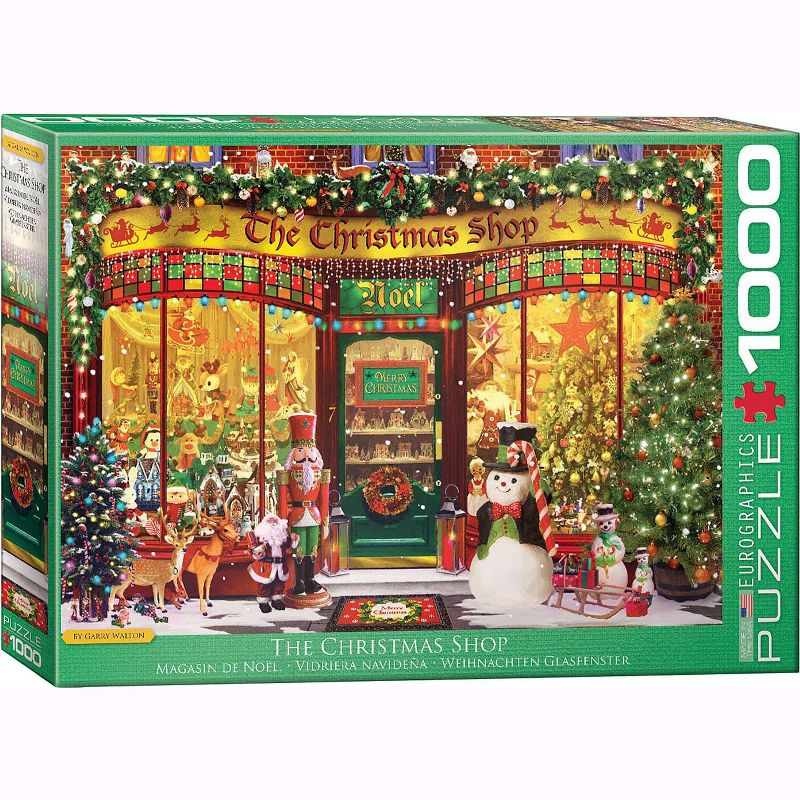Eurographics Inc. The Christmas Shop by Garry Walton 1000 Piece Jigsaw Puzzle