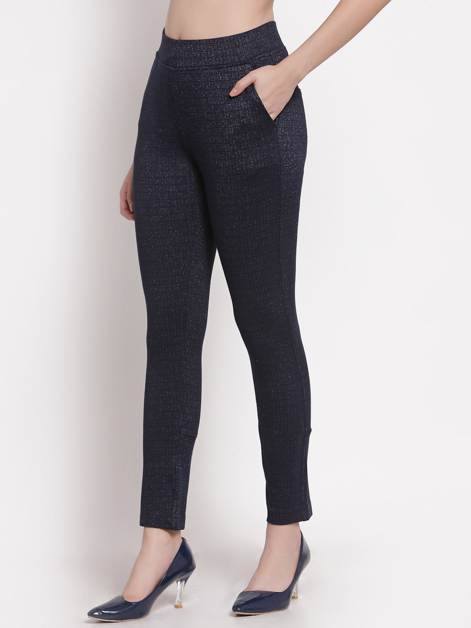 Westwood Dark Blue Skinny Fit Jeggings