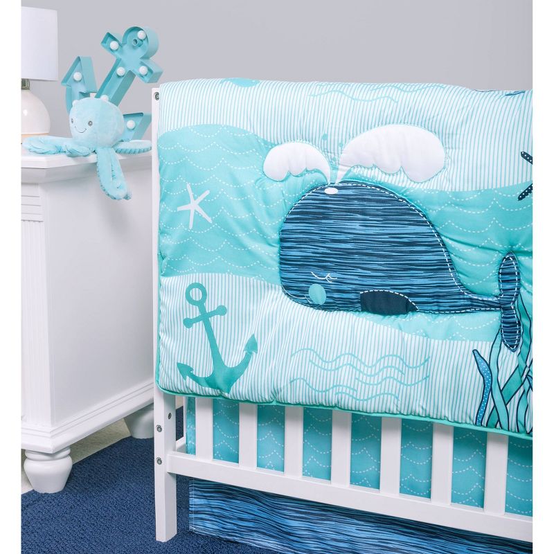 Sammy and Lou Nautical Adventure Crib Bedding Set - 4pc