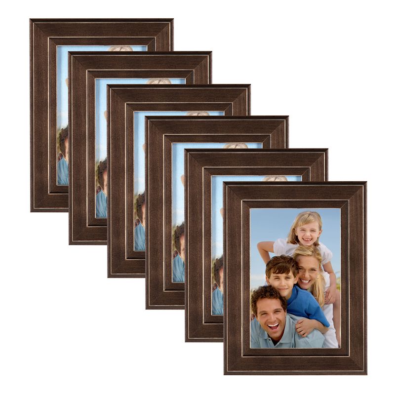 4" x 6" Kieva Tabletop Frame Brown - DesignOvation