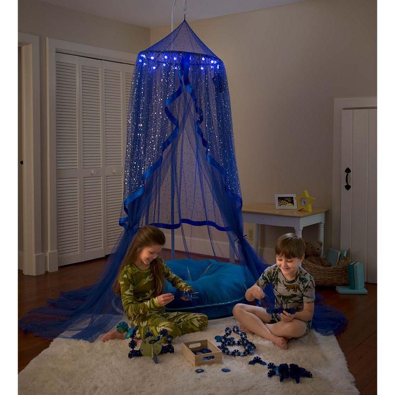 Magic Cabin - Outdoor Tent with Lights for Kids, Blue