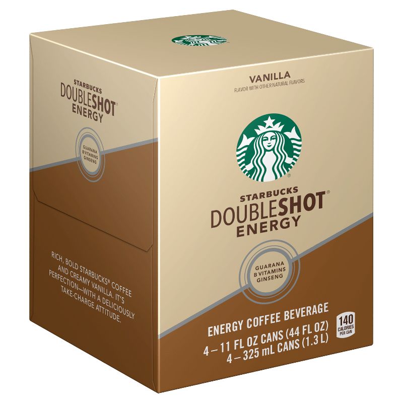 Starbucks Doubleshot Energy Vanilla - 4pk/11 fl oz Cans