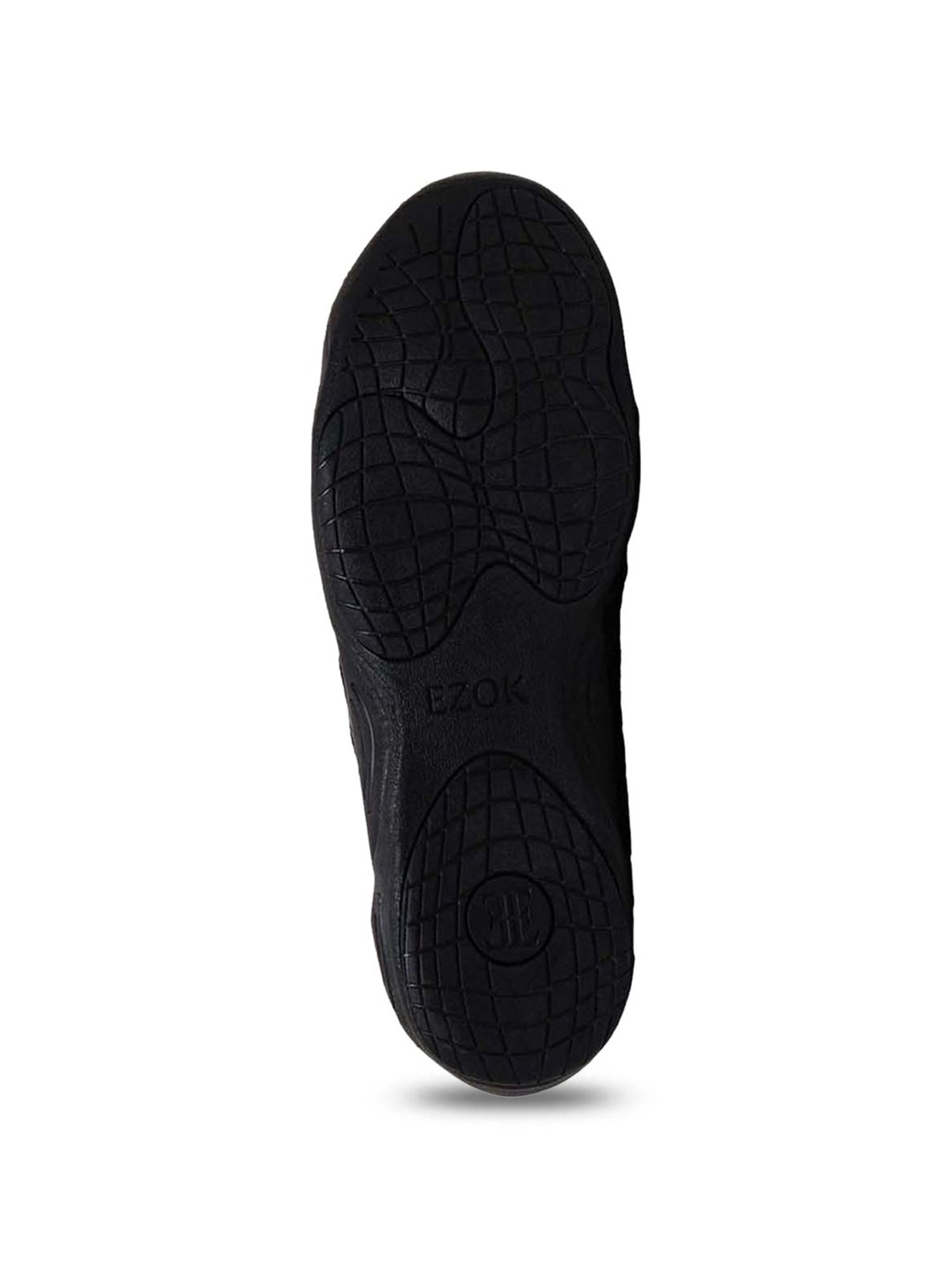 Ezok Men's Black Casual Sneakers