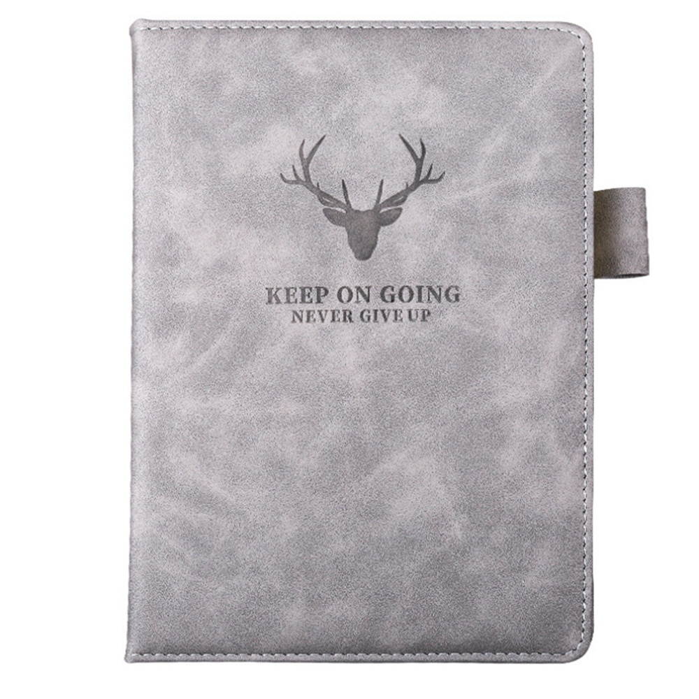 A5 Thicken Notebook 360 Pages Business Soft Leather Office Stationery Bookkeeping Conference Notepad for School Office Brown