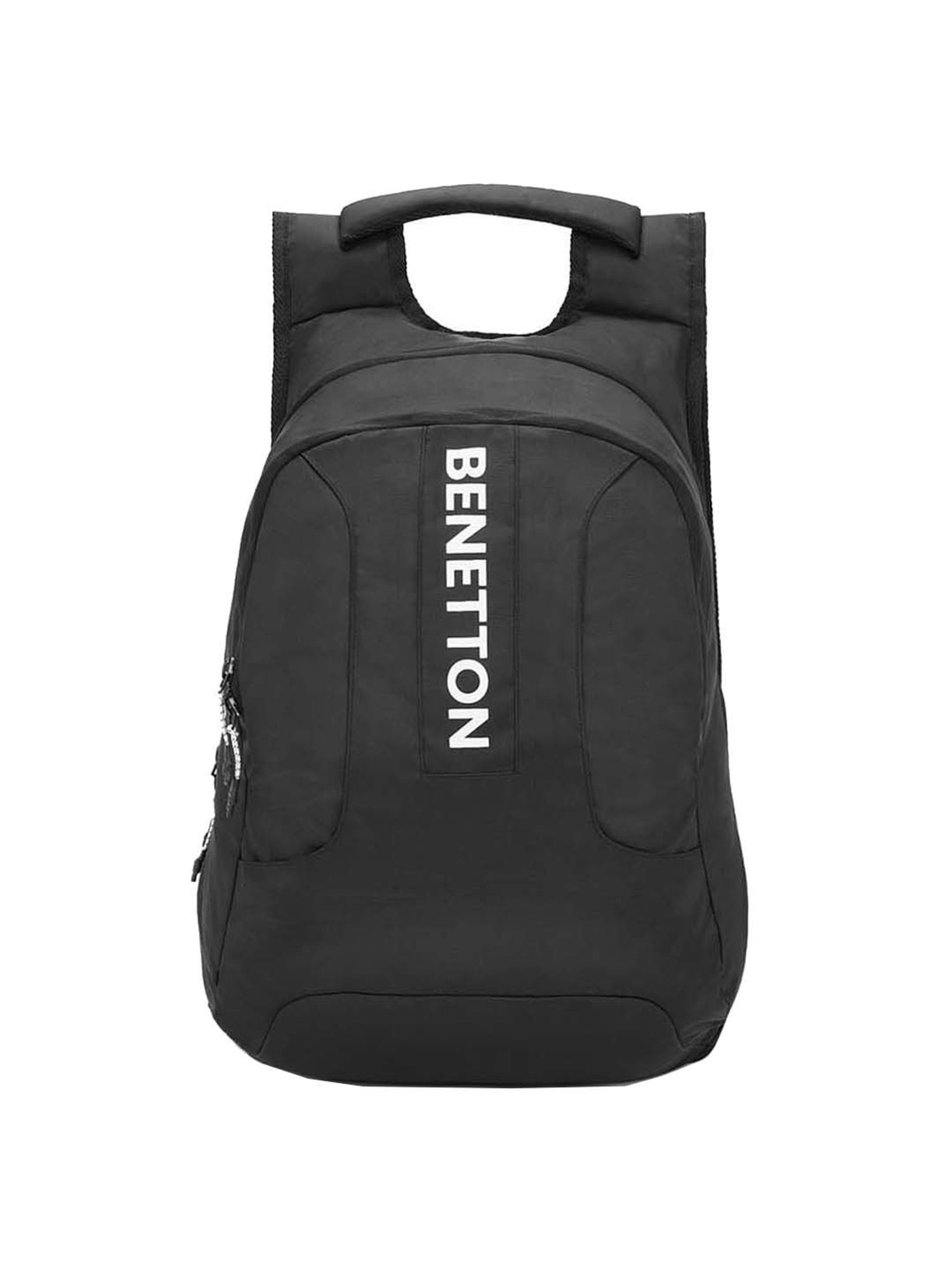 United Colors of Benetton Balsam 30 Ltrs Black Medium Laptop Backpack