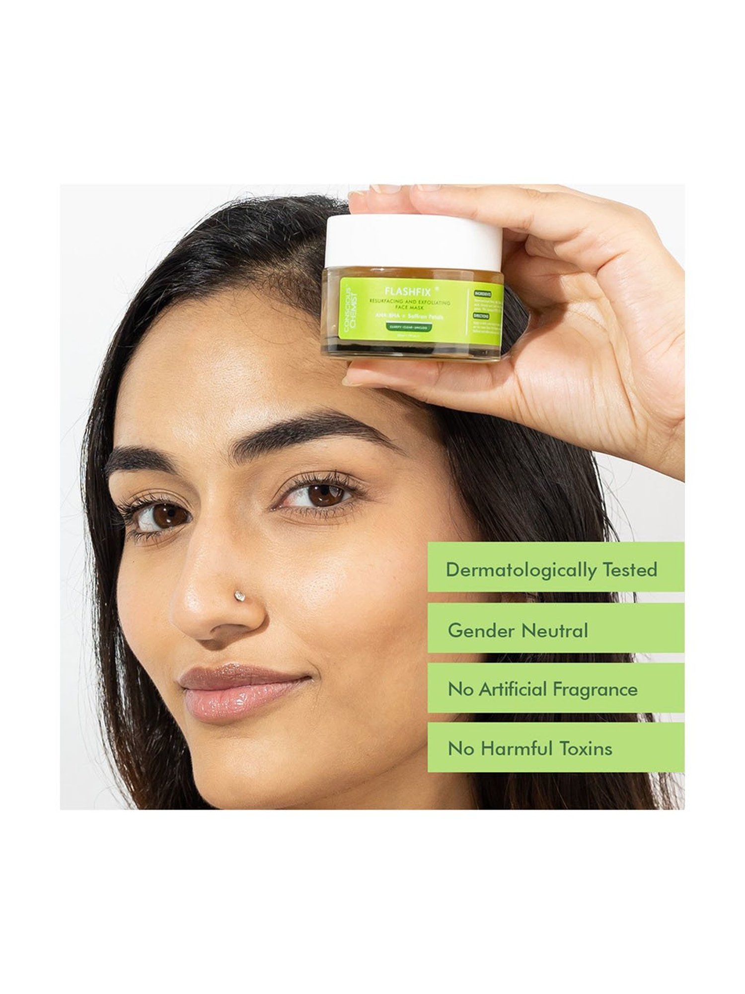 Conscious Chemist Flashfix Face Mask (Pack of 2)