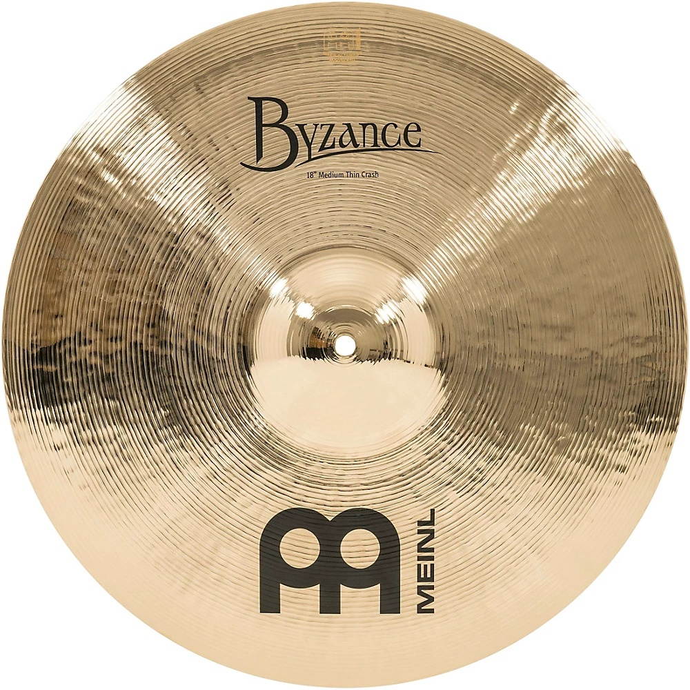 Meinl Byzance Medium Thin Crash Brilliant Cymbal 18 in.