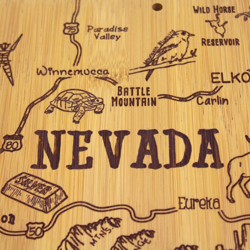 Totally Bamboo Destination Nevada Serving and Cutting Board