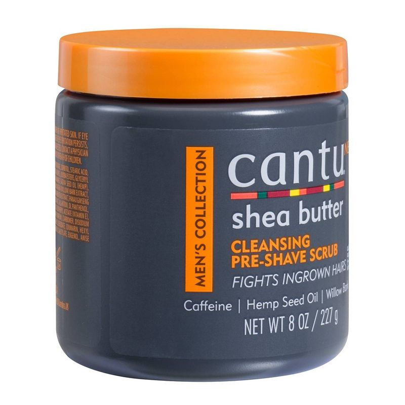 Cantu Men's Shea Butter Cleansing Pre Shave Scrub - 8oz