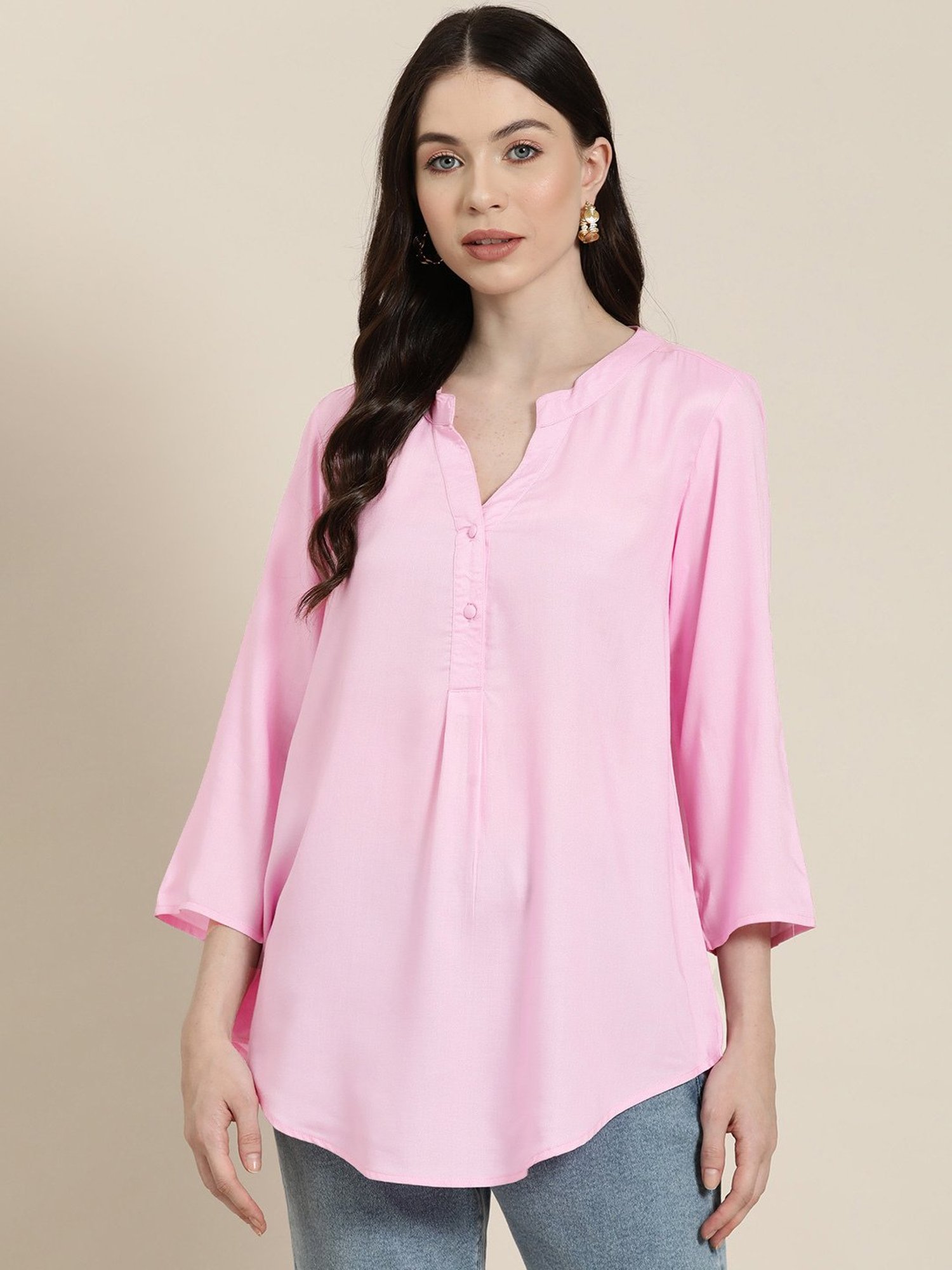 Qurvii Pink Top