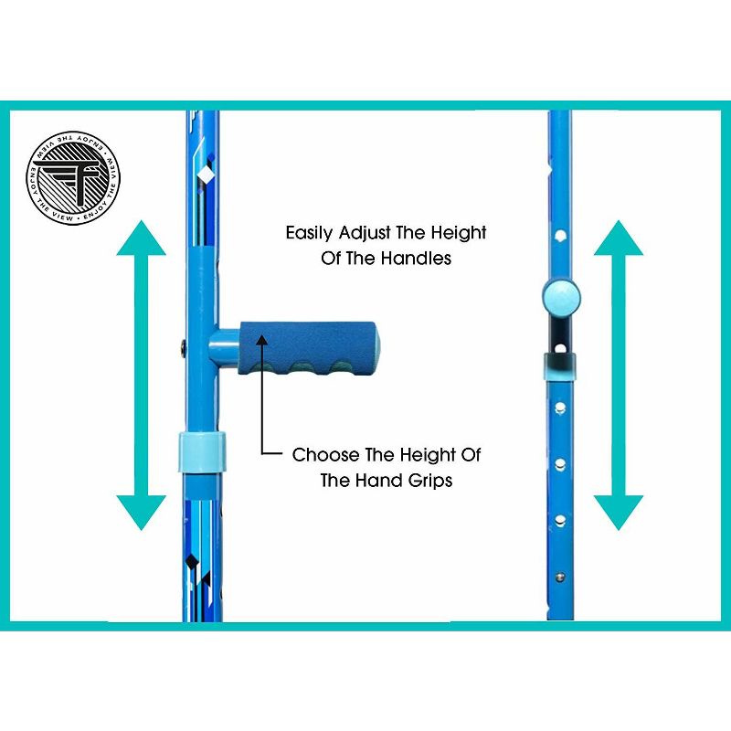 Flybar Master Stilts Blue Edge