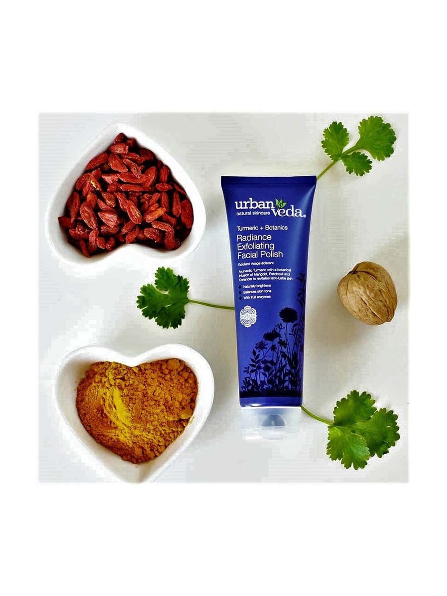 Urban Veda Radiance Turmeric Exfoliating Facial Polish - 125 ml